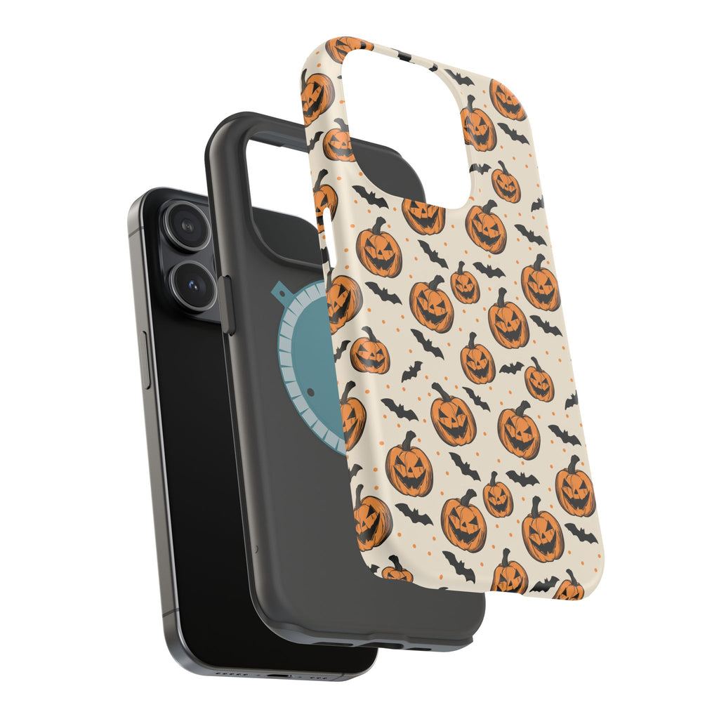 Halloween Jack-O'-Lantern Phone Case — Magnetic Impact-Resistant