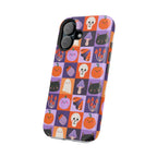 Halloween Pattern Magnetic Impact-Resistant Phone Case — Cute Pumpkins, Cats & Ghosts