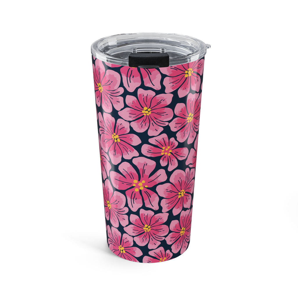 Costa Rican Pink Floral 20oz Stainless Steel Tumbler