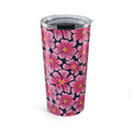 Costa Rican Pink Floral 20oz Stainless Steel Tumbler