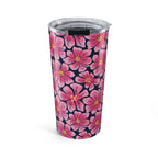 Costa Rican Pink Floral 20oz Stainless Steel Tumbler