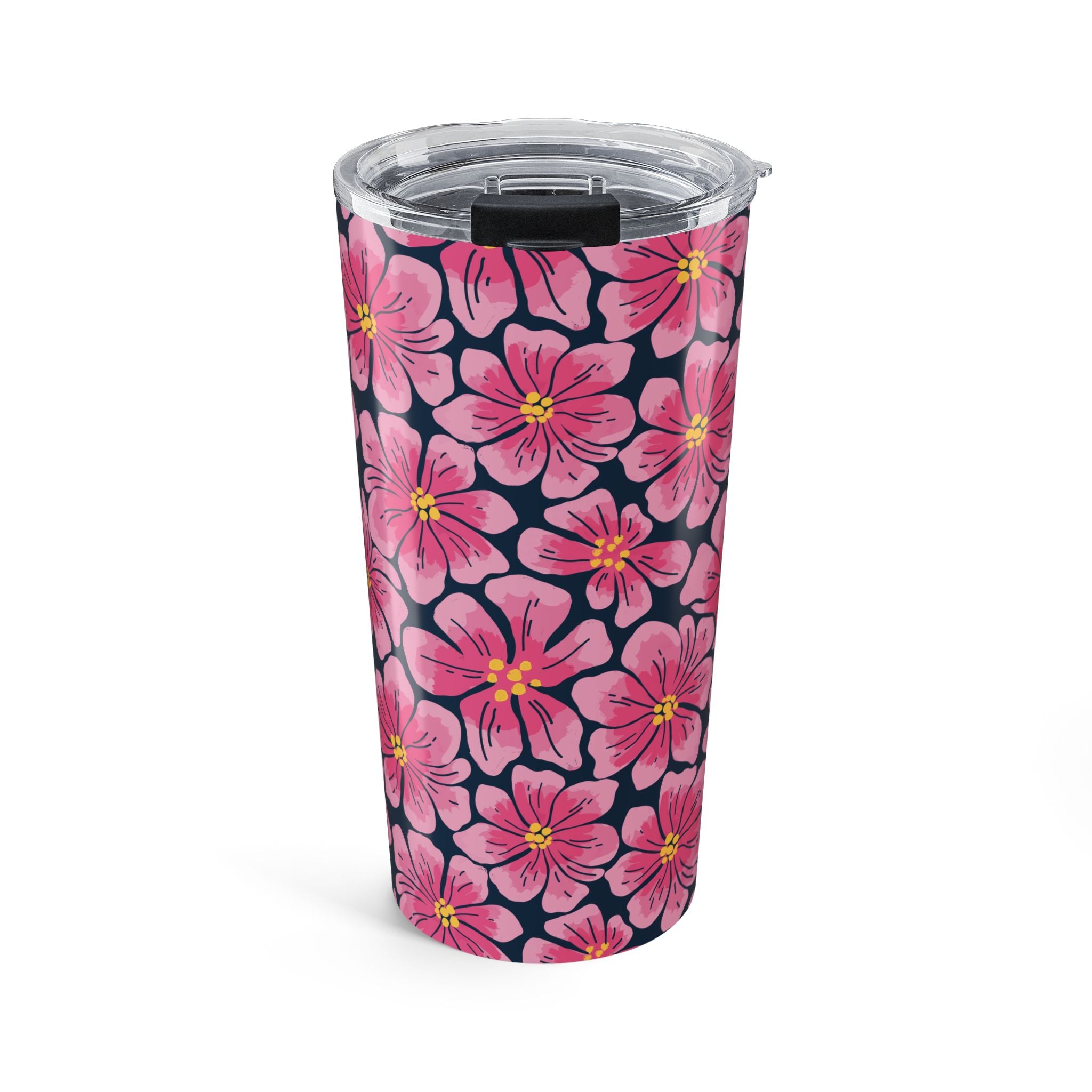 Costa Rican Pink Floral 20oz Stainless Steel Tumbler