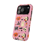 Cute Pink Halloween Magnetic Impact Phone Case — Ghosts, Pumpkins & Skulls