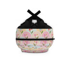 Pastel Floral Pattern Backpack – Cute Spring Flower School Bag