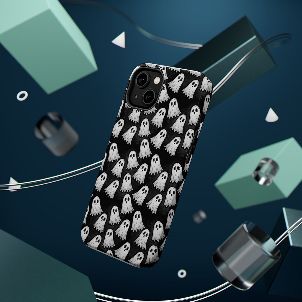 Phone Case — Cute Ghost Halloween Pattern Magnetic Impact-Resistant Case