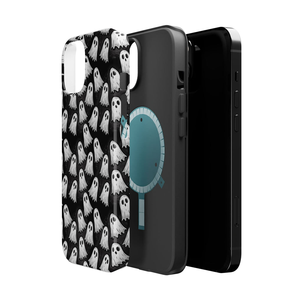 Phone Case — Cute Ghost Halloween Pattern Magnetic Impact-Resistant Case