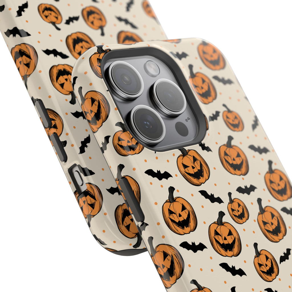 Halloween Jack-O'-Lantern Phone Case — Magnetic Impact-Resistant