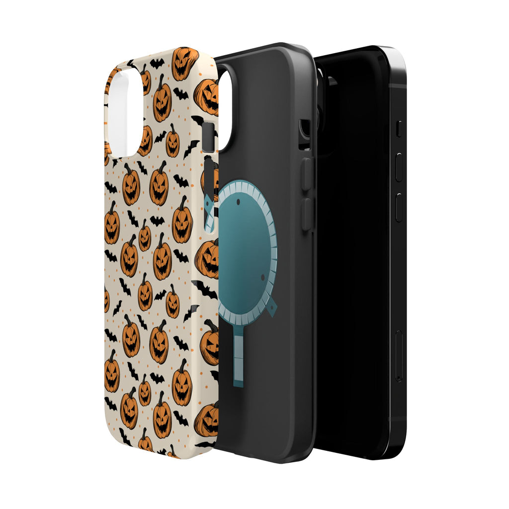 Halloween Jack-O'-Lantern Phone Case — Magnetic Impact-Resistant