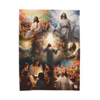Manta de collage de Jesús cristiano