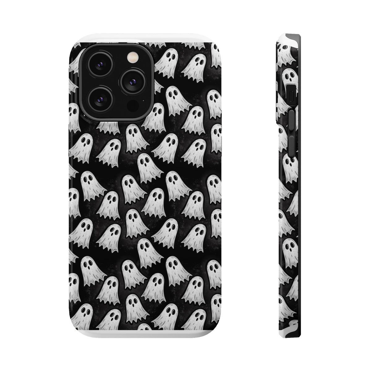 Phone Case — Cute Ghost Halloween Pattern Magnetic Impact-Resistant Case