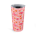 Poodle Dog Illustration 20oz Stainless Steel Tumbler