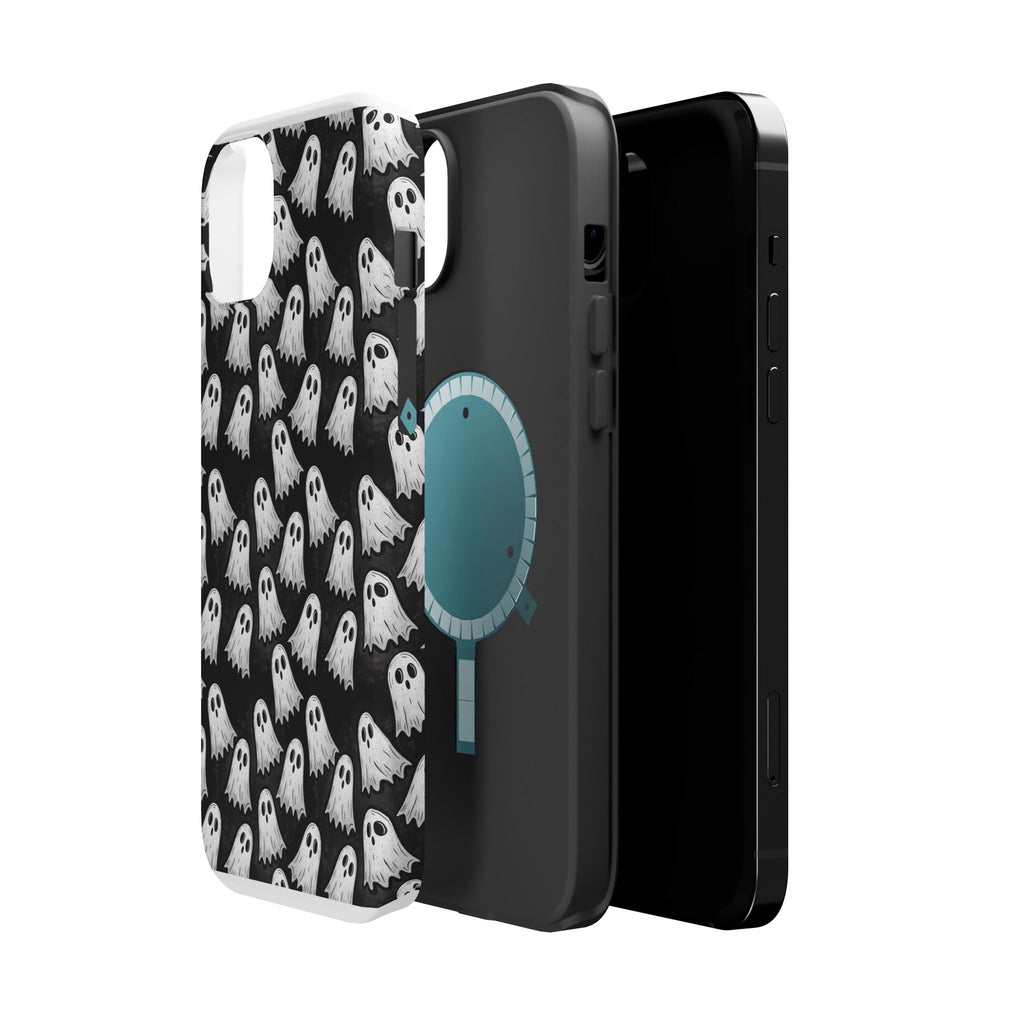 Phone Case — Cute Ghost Halloween Pattern Magnetic Impact-Resistant Case