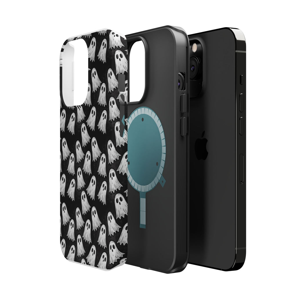 Phone Case — Cute Ghost Halloween Pattern Magnetic Impact-Resistant Case