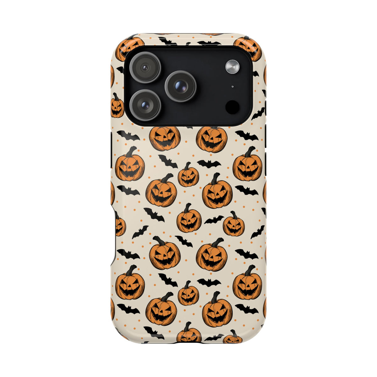 Halloween Jack-O'-Lantern Phone Case — Magnetic Impact-Resistant