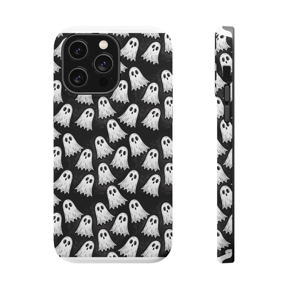 Phone Case — Cute Ghost Halloween Pattern Magnetic Impact-Resistant Case