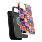 Halloween Pattern Magnetic Impact-Resistant Phone Case — Cute Pumpkins, Cats & Ghosts