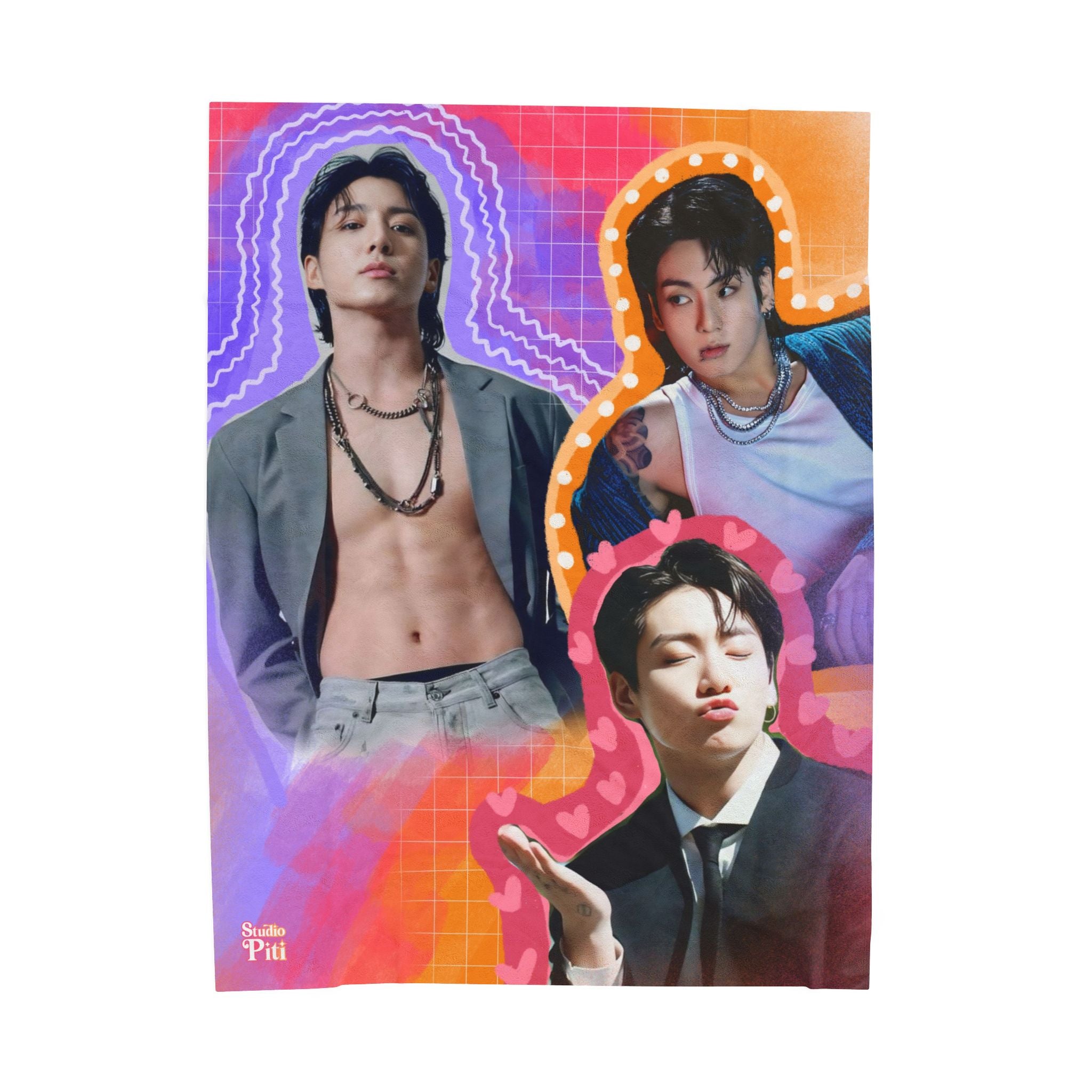 Jungkook BTS K-Pop Blanket