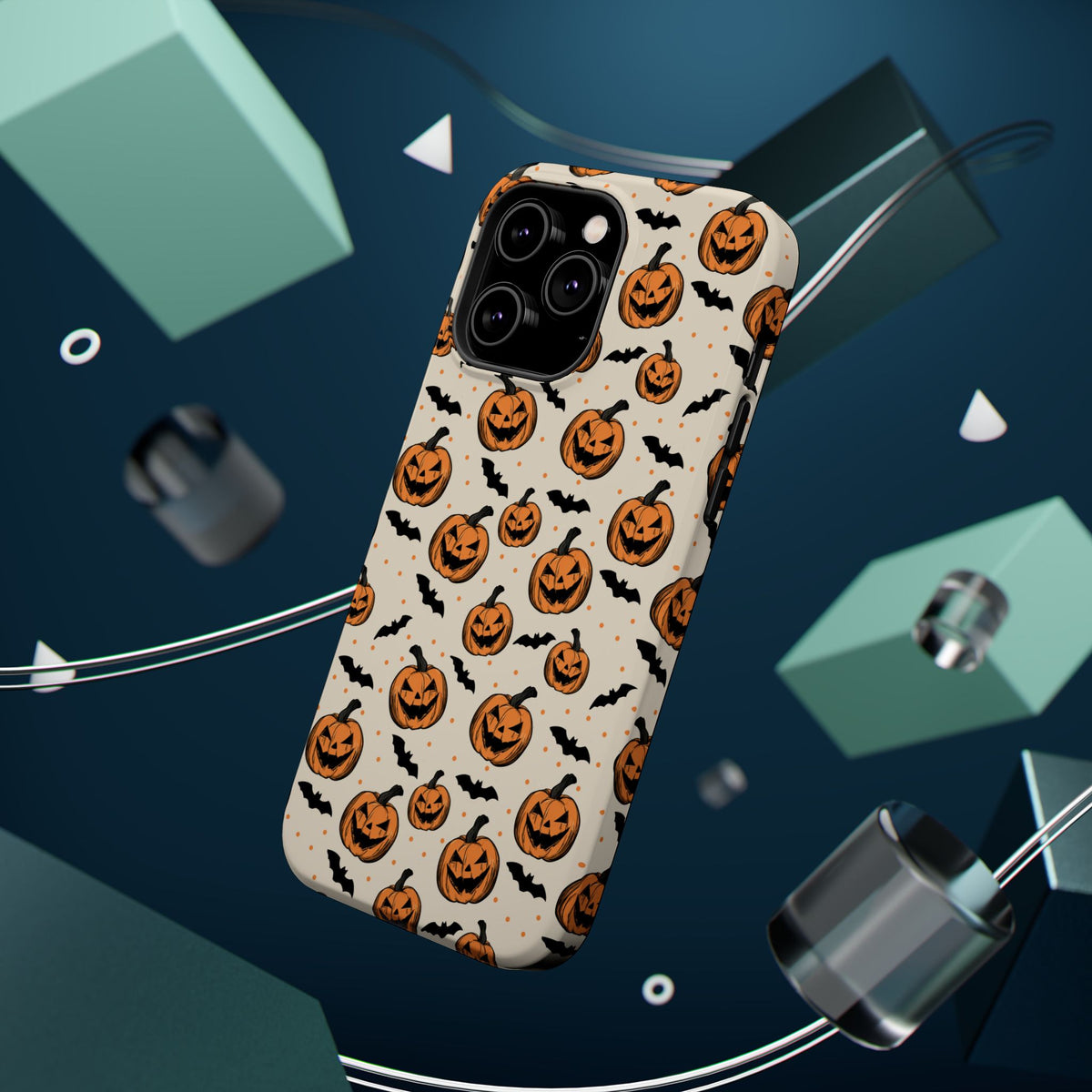 Halloween Jack-O'-Lantern Phone Case — Magnetic Impact-Resistant