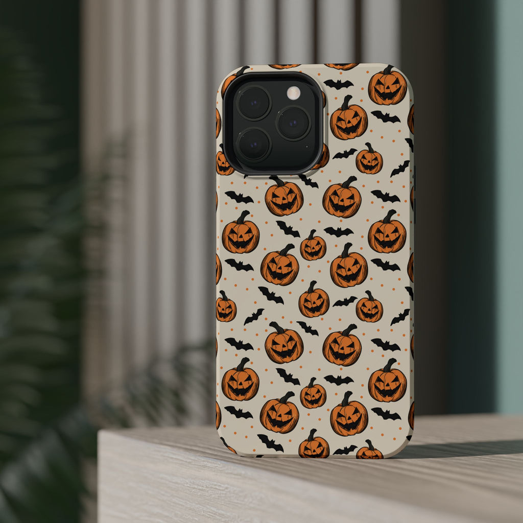 Halloween Jack-O'-Lantern Phone Case — Magnetic Impact-Resistant