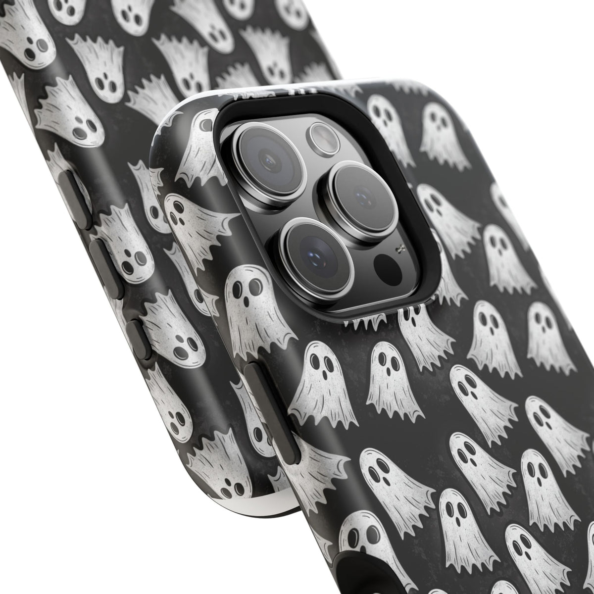 Phone Case — Cute Ghost Halloween Pattern Magnetic Impact-Resistant Case