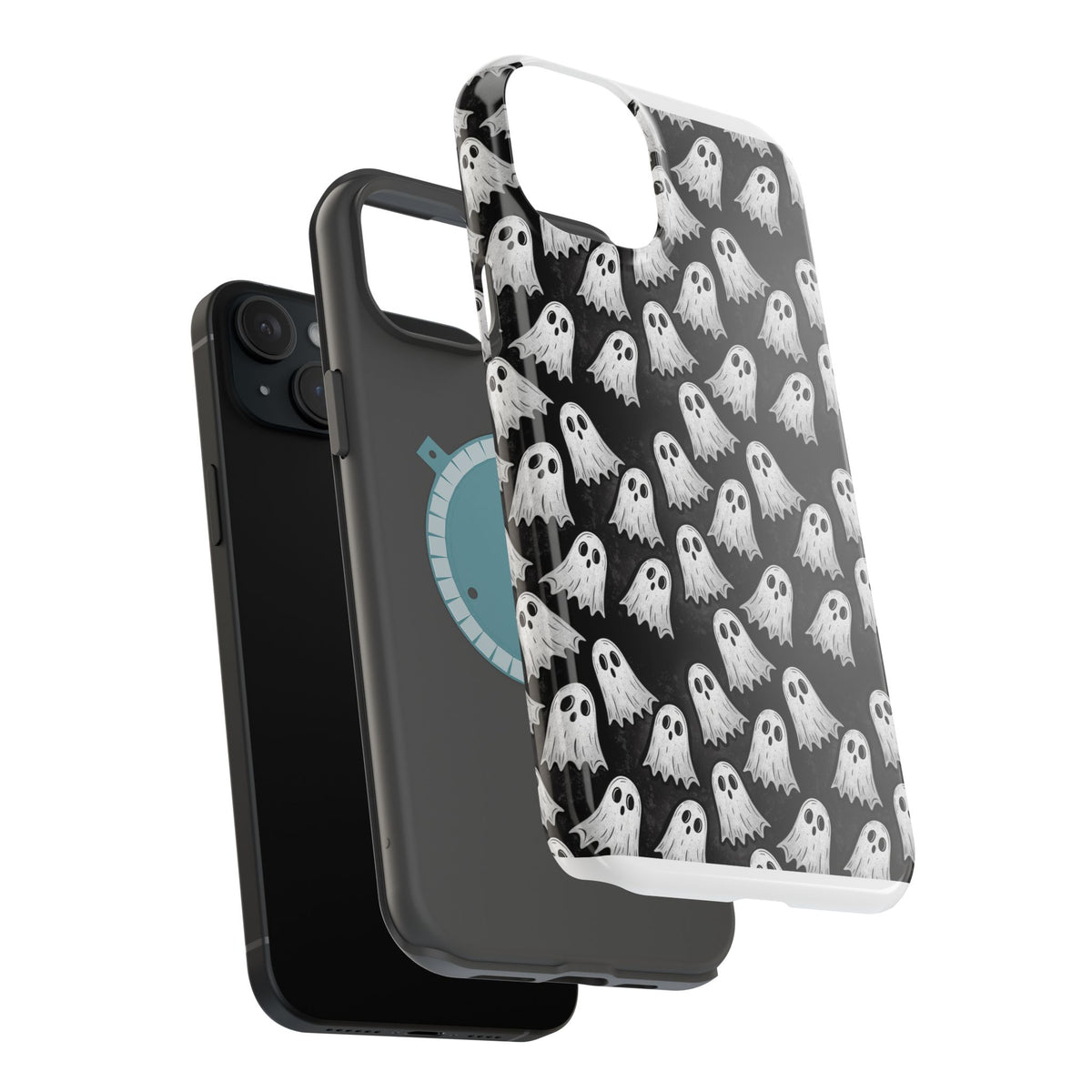 Phone Case — Cute Ghost Halloween Pattern Magnetic Impact-Resistant Case