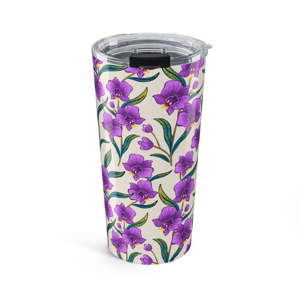 Costa Rican Purple Guaria Orchid 20oz Stainless Steel Tumbler
