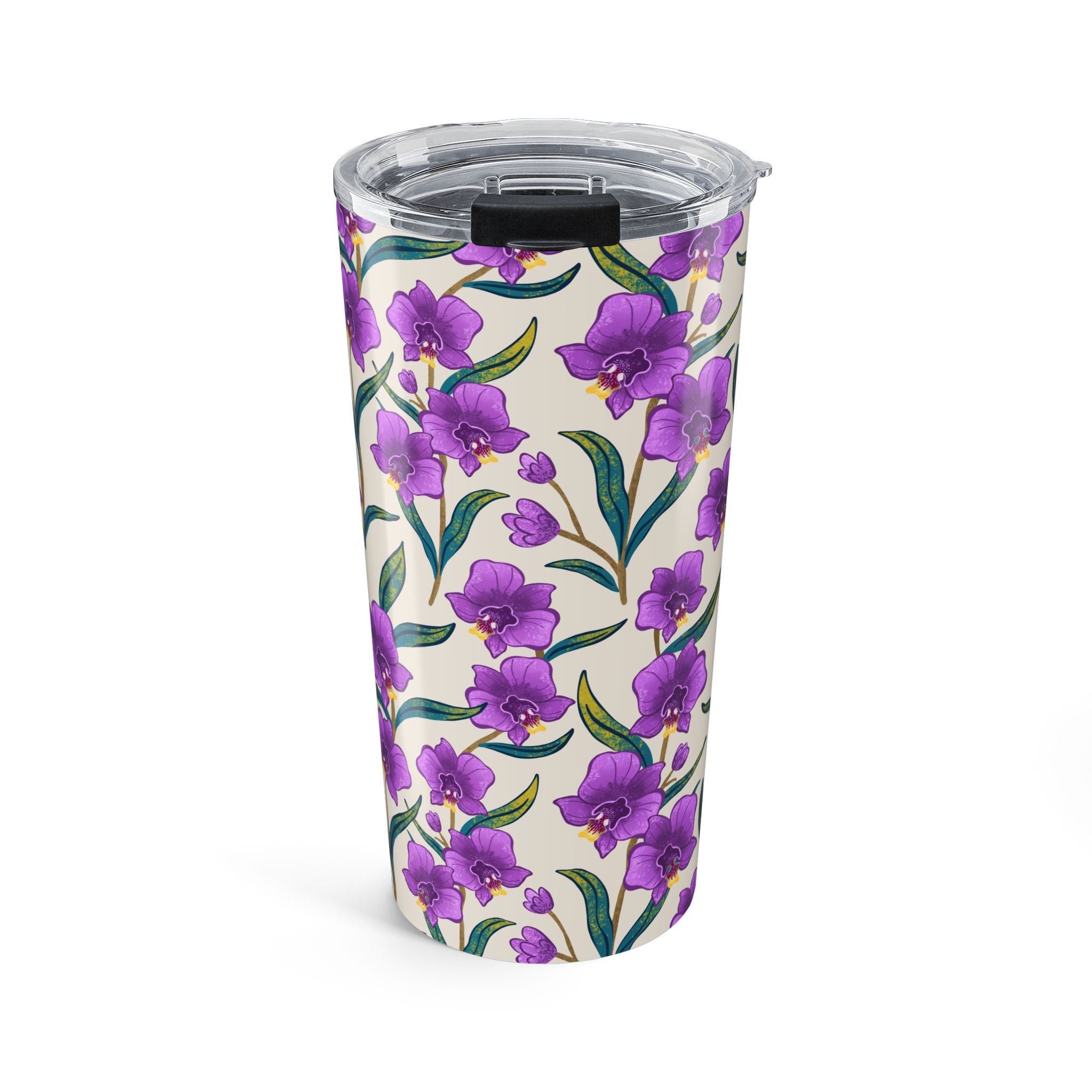 Costa Rican Purple Guaria Orchid 20oz Stainless Steel Tumbler