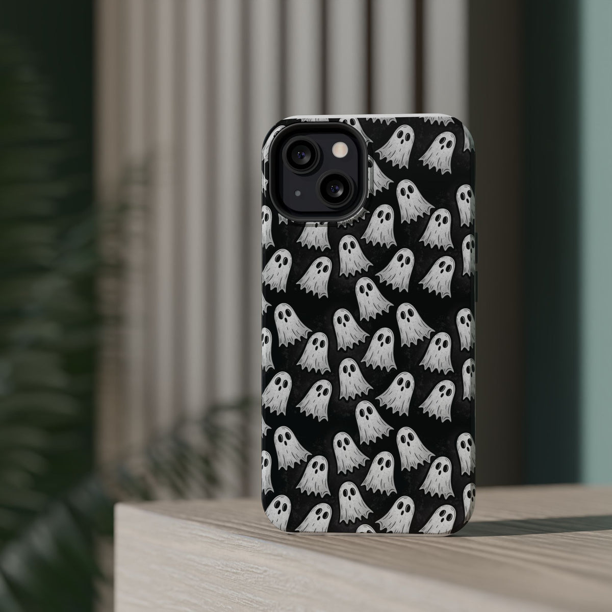 Phone Case — Cute Ghost Halloween Pattern Magnetic Impact-Resistant Case