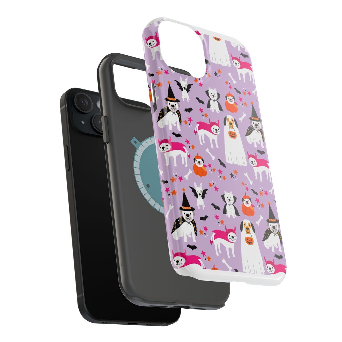Halloween Dogs Magnetic Impact-Resistant Phone Case