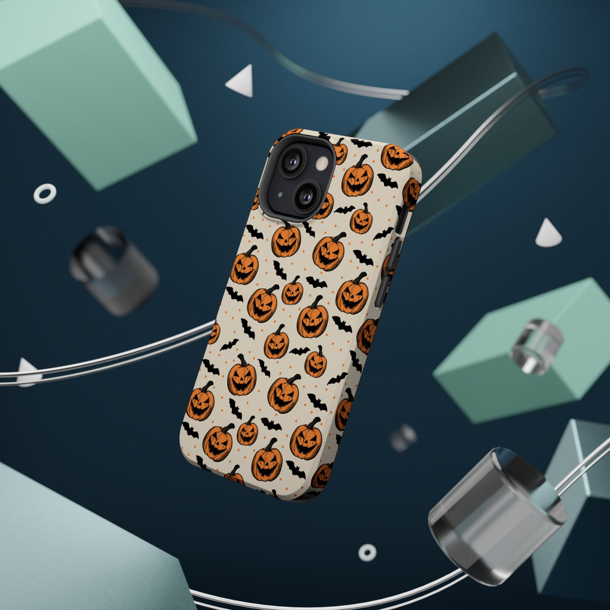Halloween Jack-O'-Lantern Phone Case — Magnetic Impact-Resistant