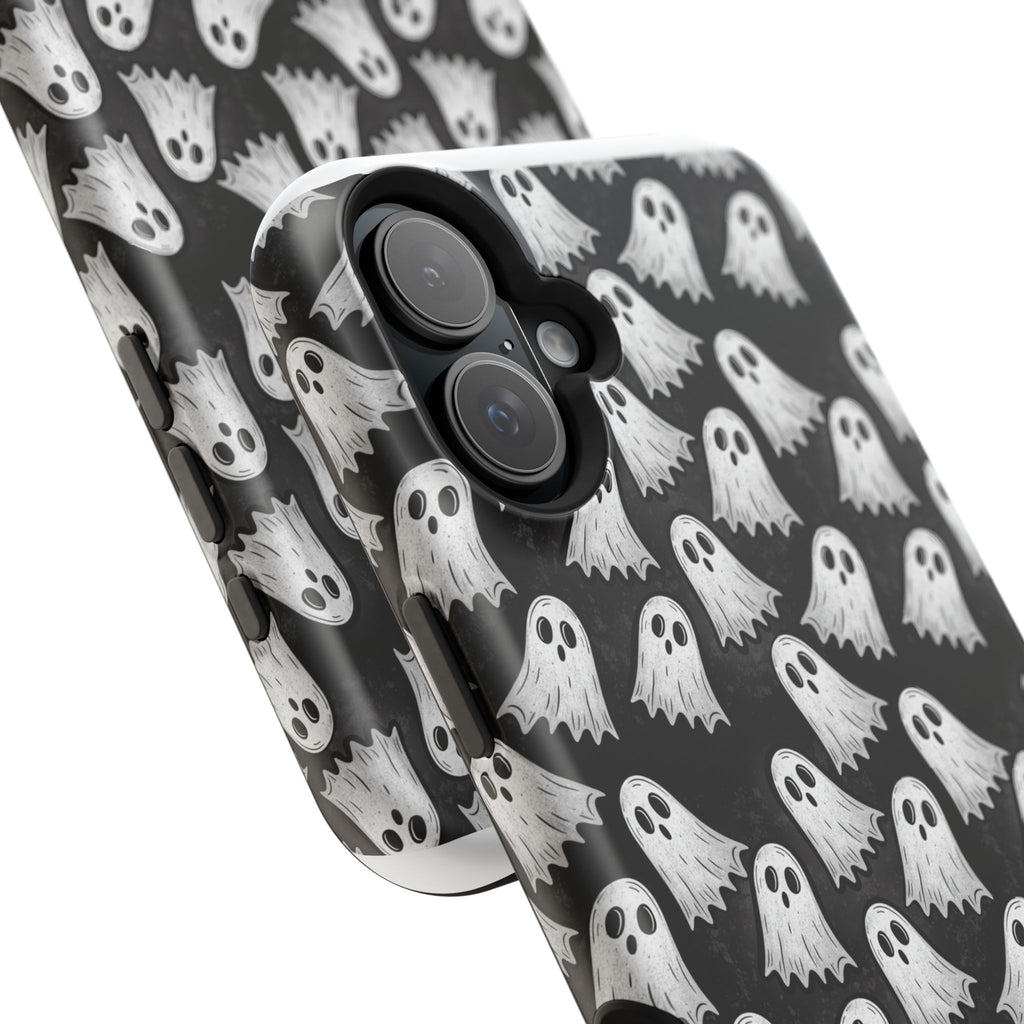 Phone Case — Cute Ghost Halloween Pattern Magnetic Impact-Resistant Case