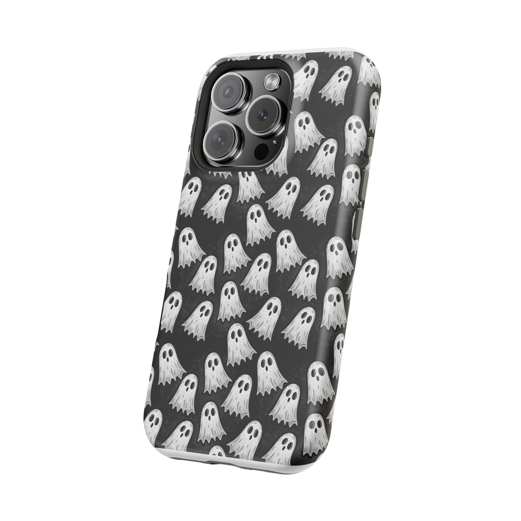 Phone Case — Cute Ghost Halloween Pattern Magnetic Impact-Resistant Case