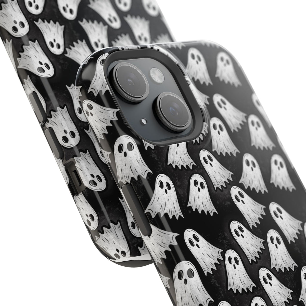 Phone Case — Cute Ghost Halloween Pattern Magnetic Impact-Resistant Case