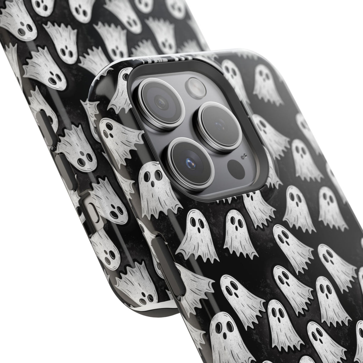 Phone Case — Cute Ghost Halloween Pattern Magnetic Impact-Resistant Case