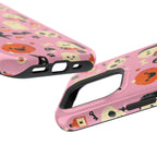 Cute Pink Halloween Magnetic Impact Phone Case — Ghosts, Pumpkins & Skulls