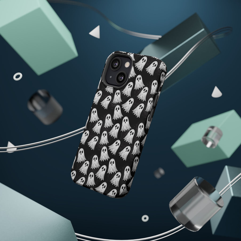 Phone Case — Cute Ghost Halloween Pattern Magnetic Impact-Resistant Case