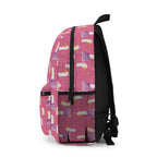 Pink Duckling Pattern Backpack – Cute Kids School Bag