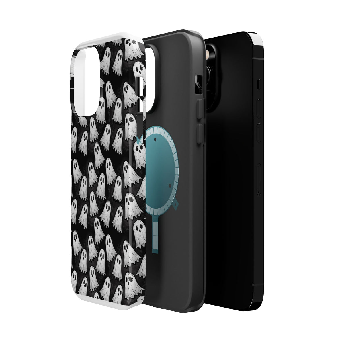 Phone Case — Cute Ghost Halloween Pattern Magnetic Impact-Resistant Case