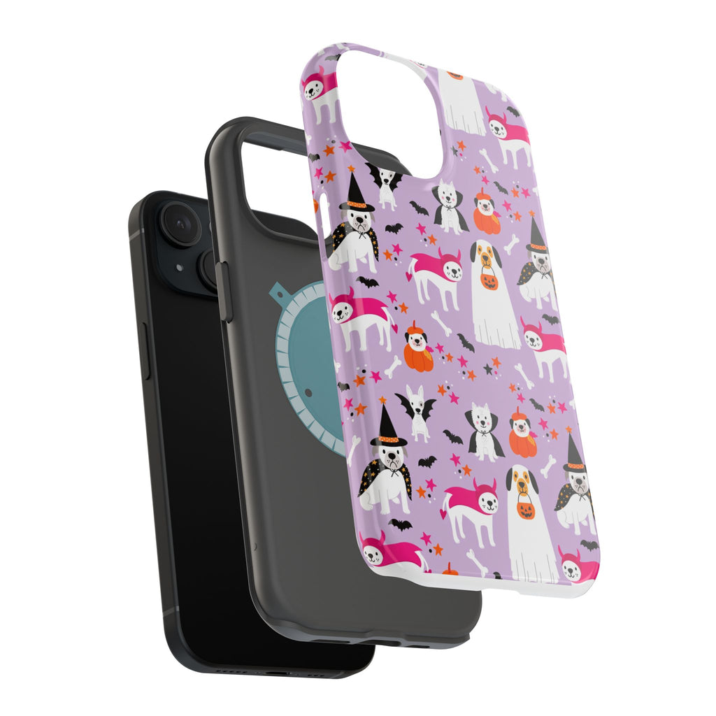 Halloween Dogs Magnetic Impact-Resistant Phone Case