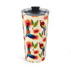 20oz Costa Rican Macaw Tumbler – Tropical Hibiscus Travel Cup