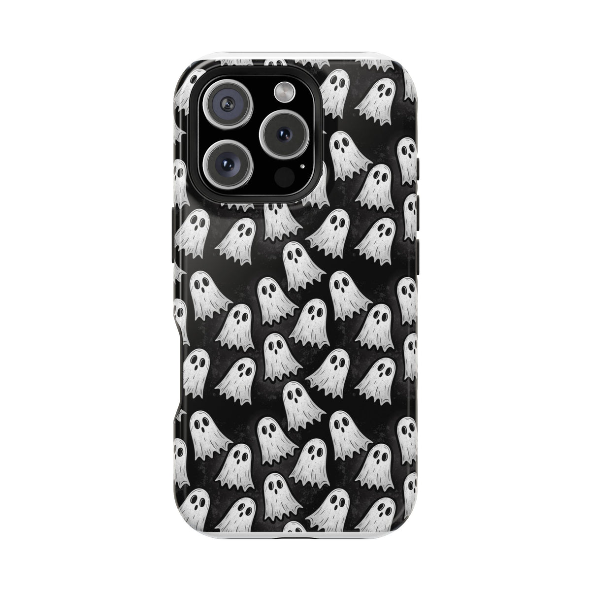 Phone Case — Cute Ghost Halloween Pattern Magnetic Impact-Resistant Case