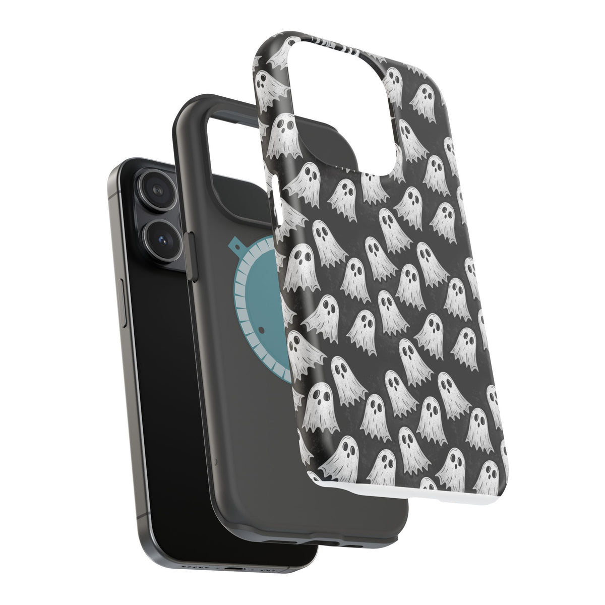 Phone Case — Cute Ghost Halloween Pattern Magnetic Impact-Resistant Case