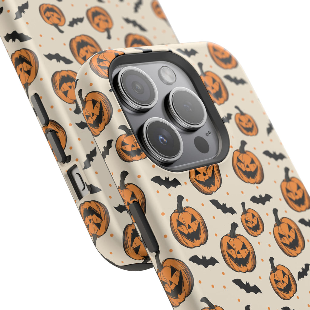 Halloween Jack-O'-Lantern Phone Case — Magnetic Impact-Resistant