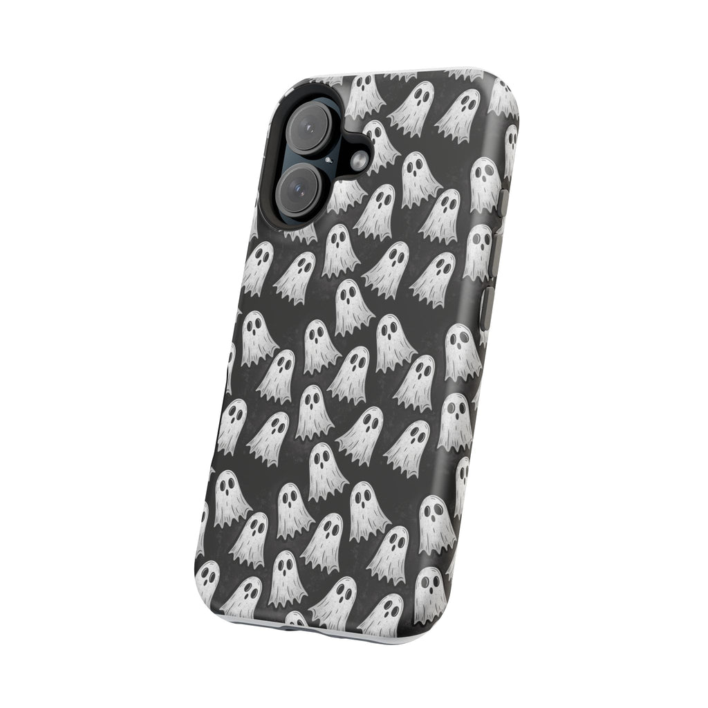 Phone Case — Cute Ghost Halloween Pattern Magnetic Impact-Resistant Case