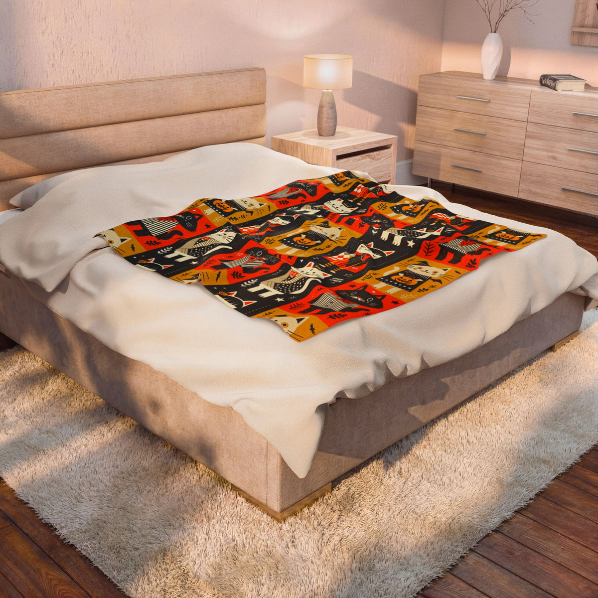 Halloween Velveteen Plush Blanket