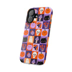 Halloween Pattern Magnetic Impact-Resistant Phone Case — Cute Pumpkins, Cats & Ghosts
