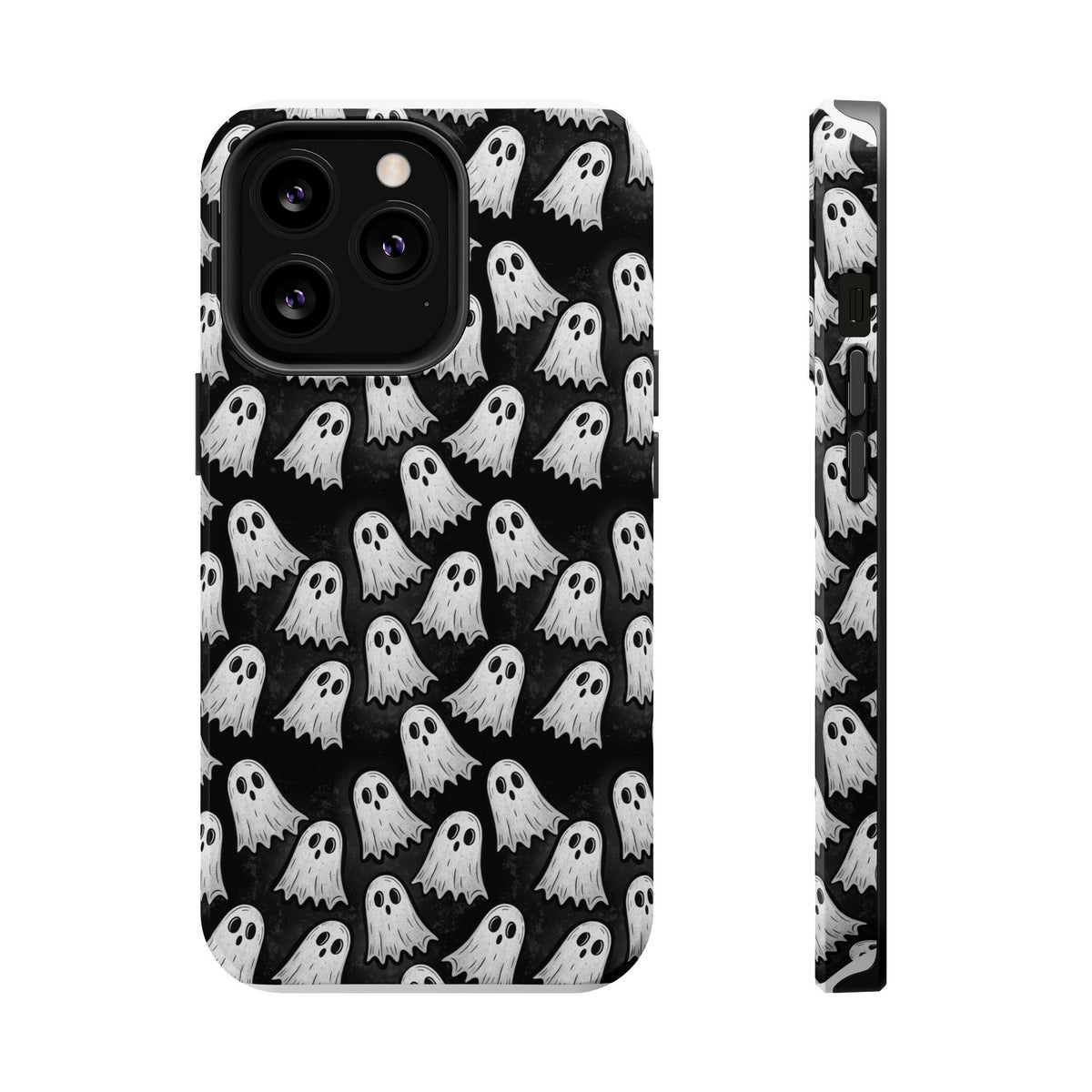 Phone Case — Cute Ghost Halloween Pattern Magnetic Impact-Resistant Case