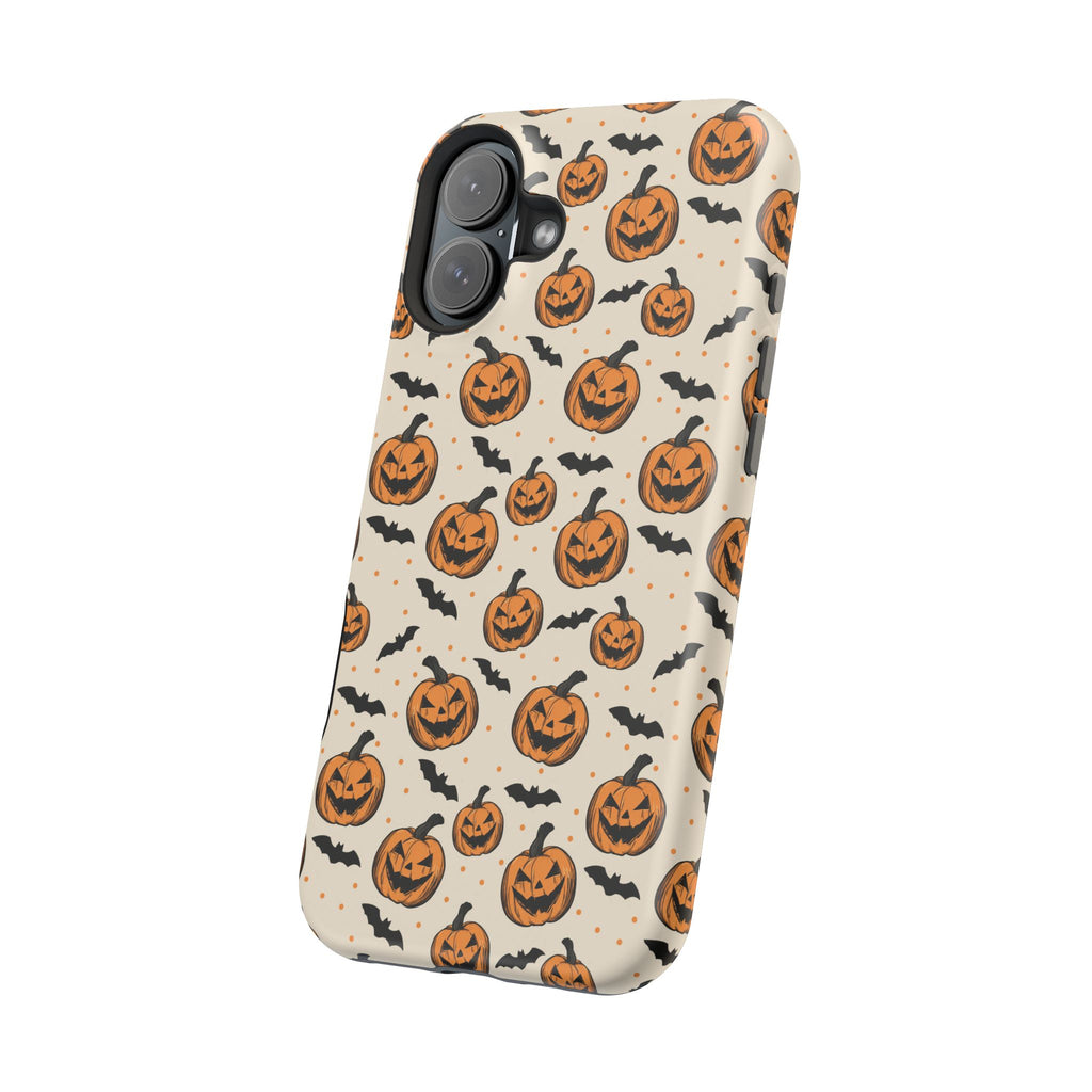 Halloween Jack-O'-Lantern Phone Case — Magnetic Impact-Resistant