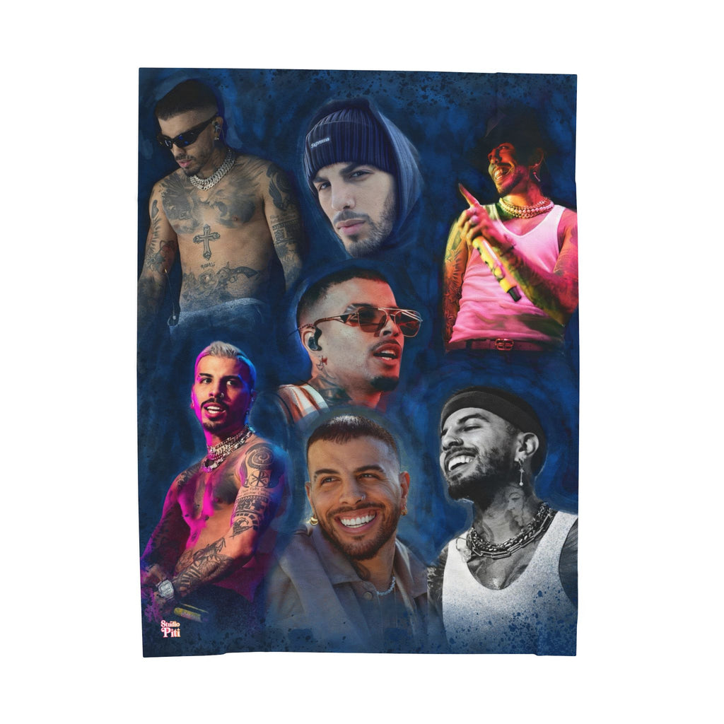 Rauw Alejandro Velveteen Plush Blanket