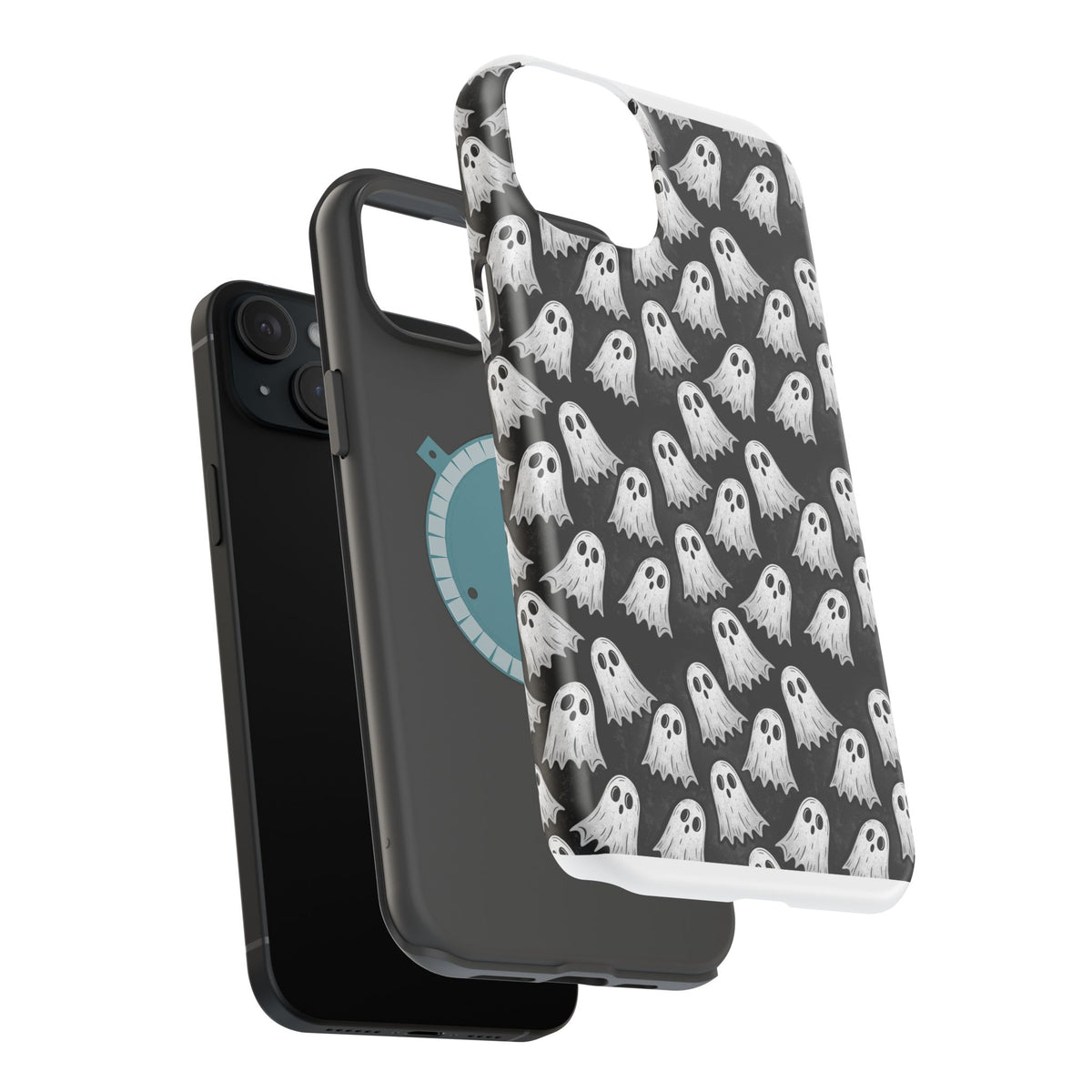 Phone Case — Cute Ghost Halloween Pattern Magnetic Impact-Resistant Case